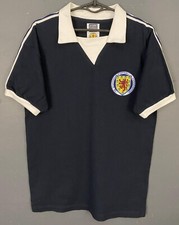 MEN'S SCOTLAND 1978/1982 RETRO REPLICA HOME SOCCER FOOTBALL SHIRT JERSEY SIZE S