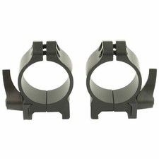 Warne Maxima Scope Ring Set Quick Detach Return to Zero 30mm Low Steel Black