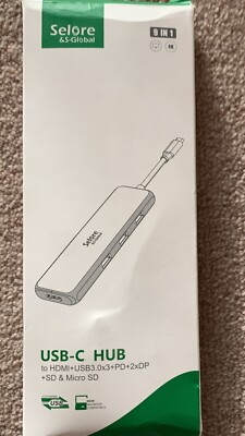 Selore&S Global 9 IN 1 USB C Dockingstation für Dell