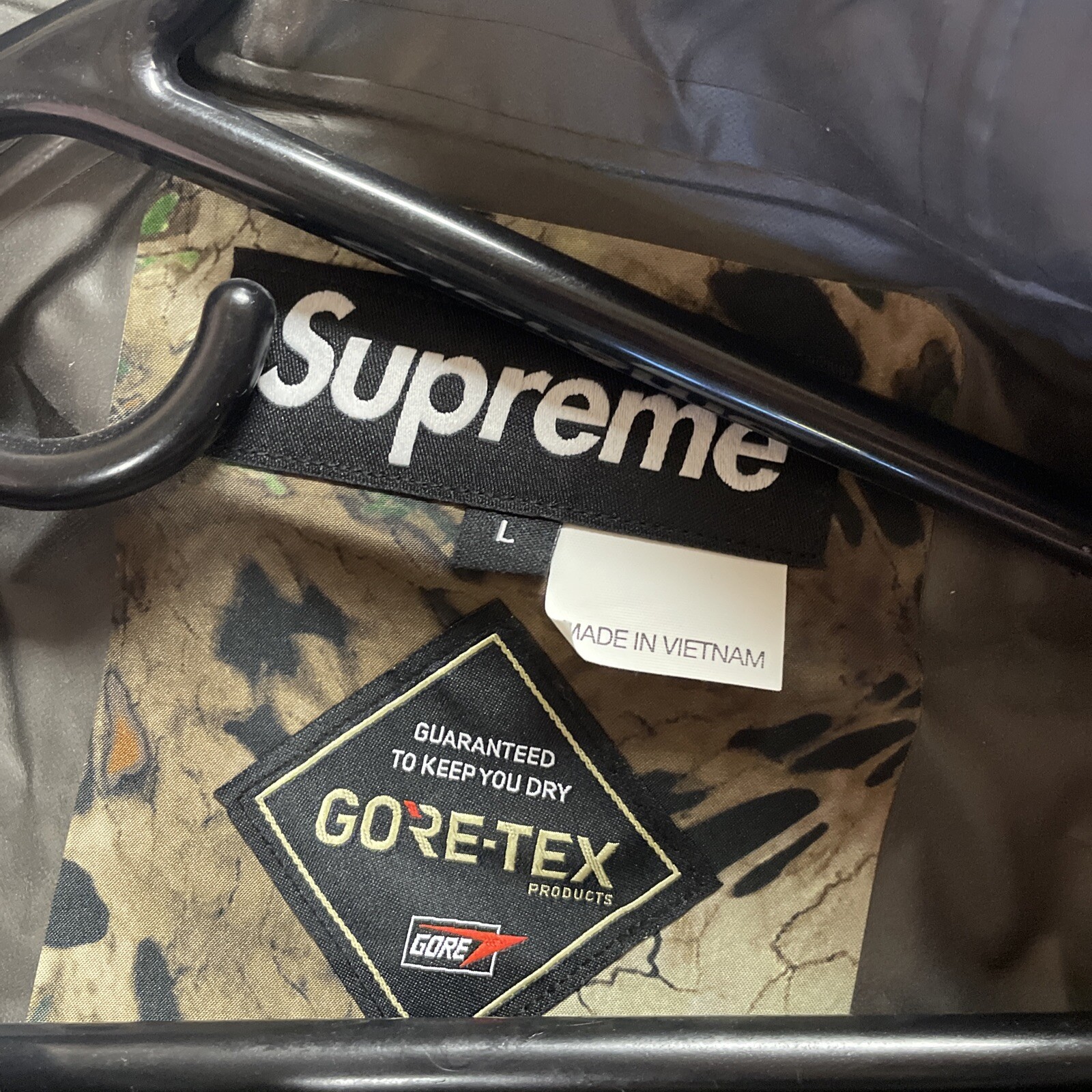 Supreme Gore-Tex Paclite Jacket Brown PRYM1 Camo Brand New Size Large image 4