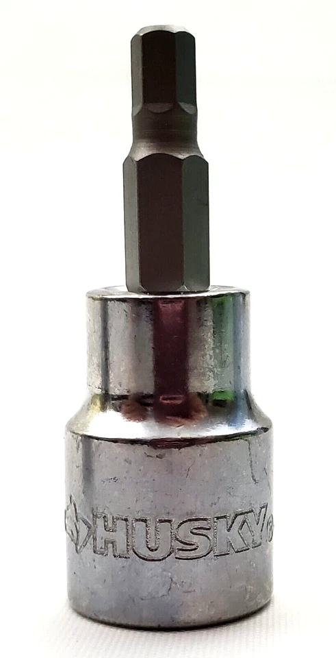 Lot of 2 Husky 3/16" Hex Bit Sockets 3/8" Drive SAE HW3/16 - Image 3 of 4