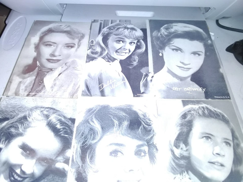 Lote de 9 Tarjetas de Actriz Años 60 Estrellas Arcade Exposición Suministro o Mutoscopio Foto 2 de 4