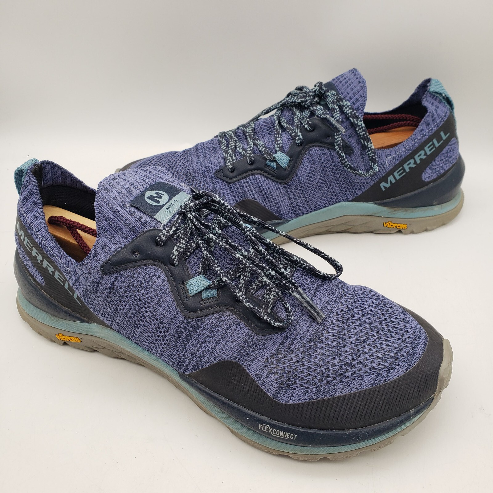 MERRELL Mag 9 scarpe da trail running donna taglia 9 5 grigio blu sneakers J16564