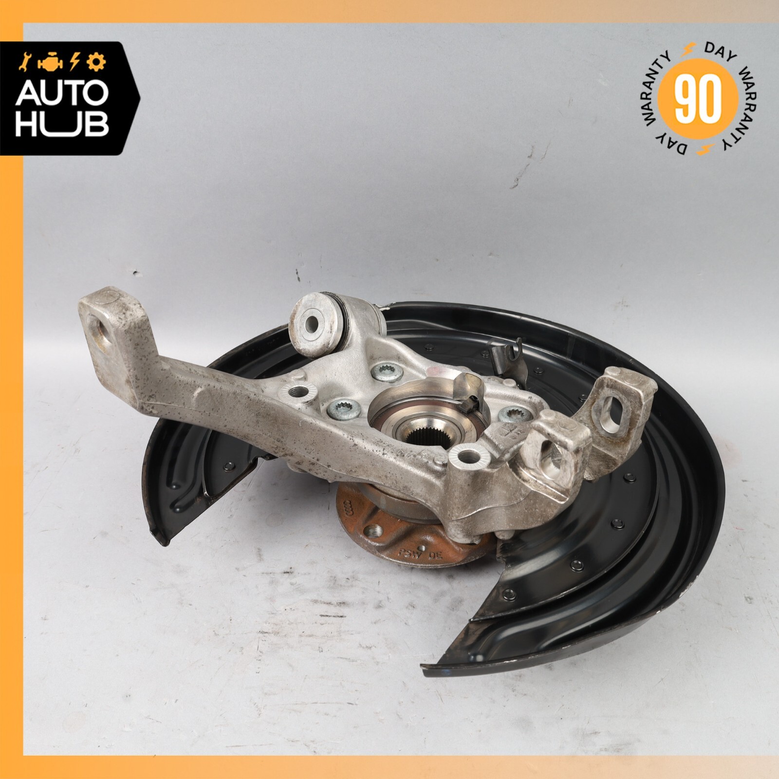 03-13 Bentley Continental GT Rear Right Side Spindle Knuckle Hub OEM 36k