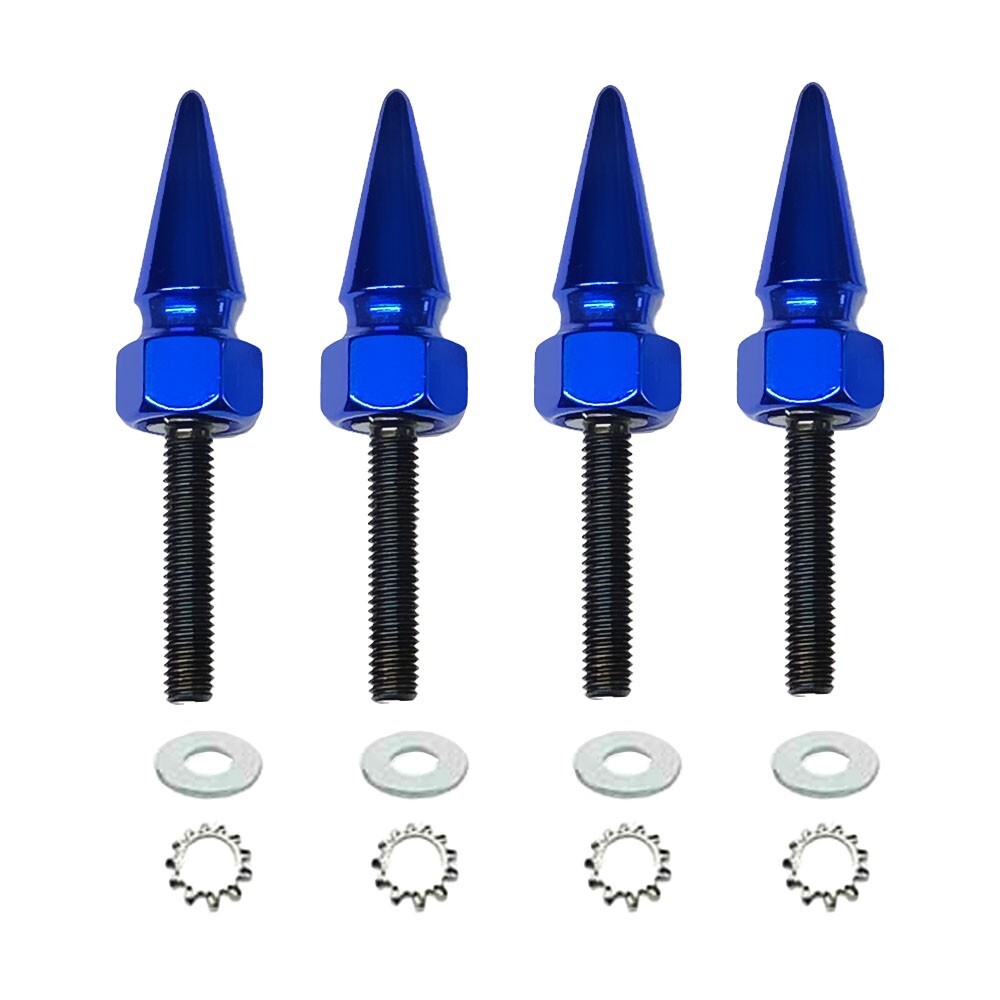 2015+ Harley-Davidson RoadGlide Wind Screen Blue Anodized Hex