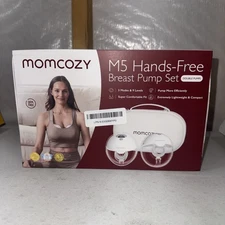 Momcozy M5 Hands Free Double Pumps Breast Pump Set