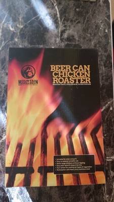 Beer Can Chicken Roaster Hähnchen Grill Smokier Taste BBQ Halter Edelstahl