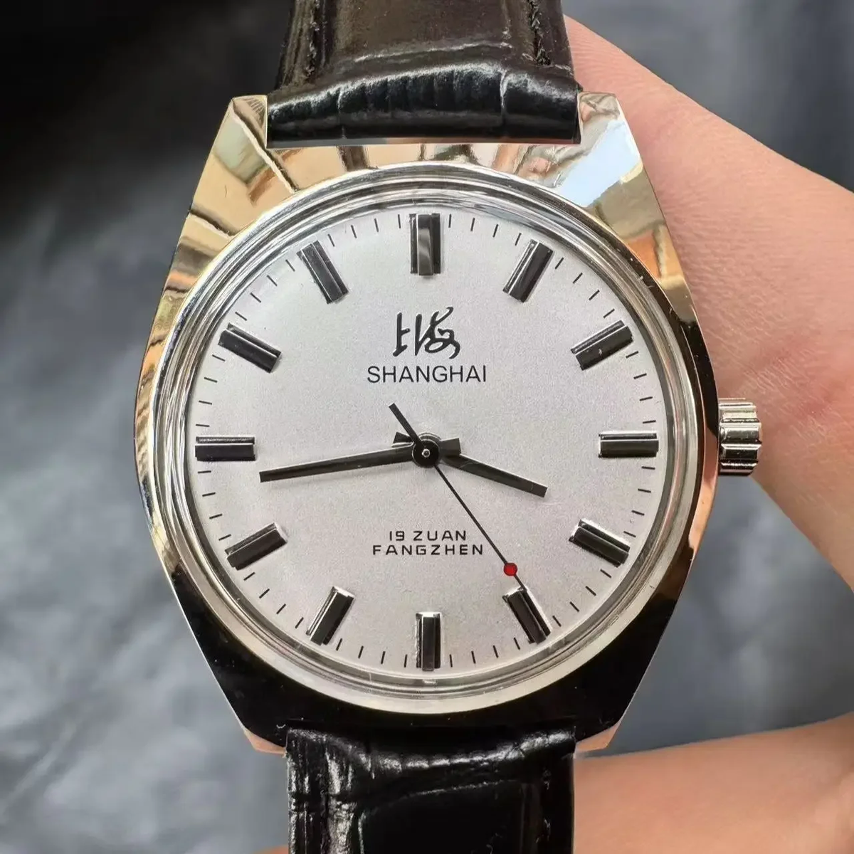 36mm Shanghai Watch Retro 7120 Manual Mechanical Movement