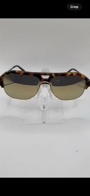 Philipp Plein Navigator Yellow Mirrored Sunglasses