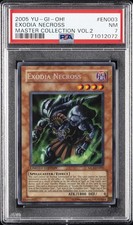 2005 YU-GI-OH MASTER COLLECTION VOLUME 2 EN003 EXODIA NECROSS PSA 7