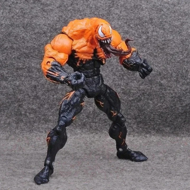 Marvel Orange Black Venom Action Figure Movable PVC Collectible Toy Gift