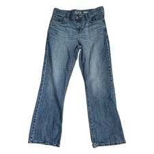 The Childrens Place Boys Husky Bootcut Jeans Medium Wash Denim Pants 12 Husky