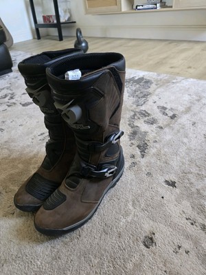 O Neal Black Leather Motorcycle Boots Size 11