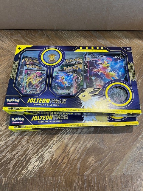 2022 Pokemon TCG Jolteon VMAX Premium Collection Box Factory Sealed