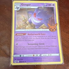 Pokemon Gengar Trick or Trade Booster 2023 066/196 Holo Rare Stage 2 HP 120