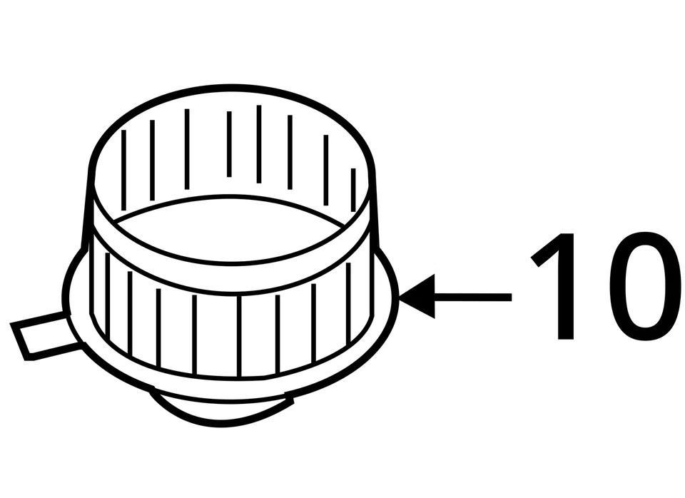 Volkswagen Routan 2009-2014 calefacción aire acondicionado trasero soplador motor QLVW3 Foto 3 de 3