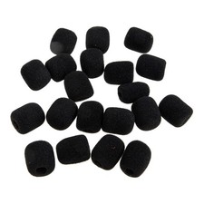 20 Pcs Windproof Cover for Mic Disposable Non-woven Microphone Covers Headsets