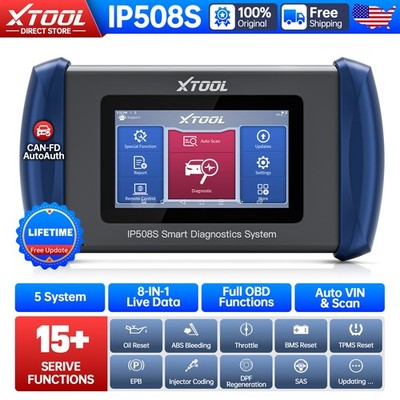 2025 XTOOL IP508S Automotive OBD2 Scanner Engine ABS SRS EBP TCM Diagnostic Tool