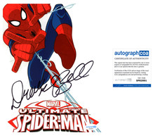 Drake Bell 'Ultimate Spider-Man' Signed 8x10 Photo 'Peter Parker' ACOA