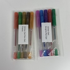 Lot of 8 Cricut Glitter Gel Pens - 0.8mm - New In Package