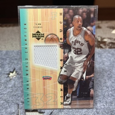 2001-02 Upper Deck - #SE-WT Sean Elliott Winning Touch Game Jersey Patch