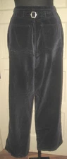 Girl's THE LIMITED Navy Blue Velour Velvety Pants 16