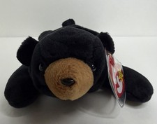 Ty Beanie Baby - BLACKIE the Black Bear (8.5 Inch) NEW MWMTs Plush Stuffed Toy