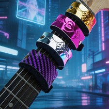 Gitarren-Saitend&auml;mpfer ger&auml;uschd&auml;mpfend Saitenstummband einfach zu montieren