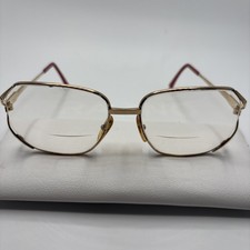 Vintage Christian Dior CD 2425 43 Gold Oval Eyeglasses Frame 58-16-135 C185
