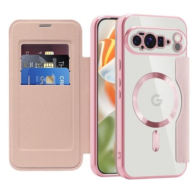 Magnetic Case For Google Pixel 10 Pro XL/9A/8A/7A Wallet Cover with Card Holder