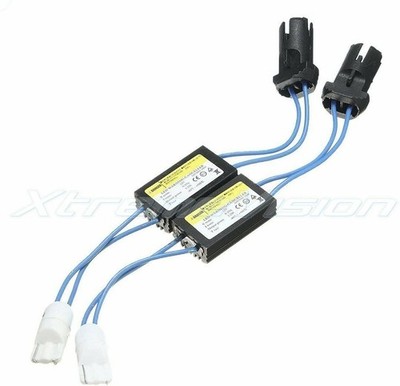 Xtremevision LED Anti Flicker Resistor Decoder Error Free Plastic (1 Pair) - T10