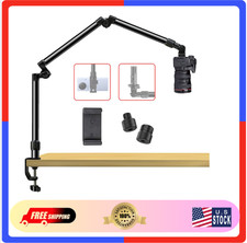 Overhead Camera Mount Desk Stand, Bearing 18Lb, Base Top 360 Adjustable, with