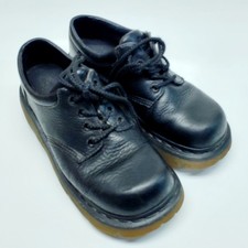 Dr. Martens Chunky Platform Black Leather Oxford Vintage Shoes SZ Men 6/Women 7