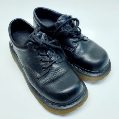 Dr. Martens Men\'s US 9 Vintage 90s Chunky Platform Shoes Goth Black Leather Rare RARE? Dr. Martens Men main image 2