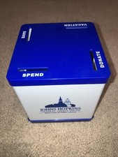 John Hopkins Federal Credit Union Cash Cube Coin Bank