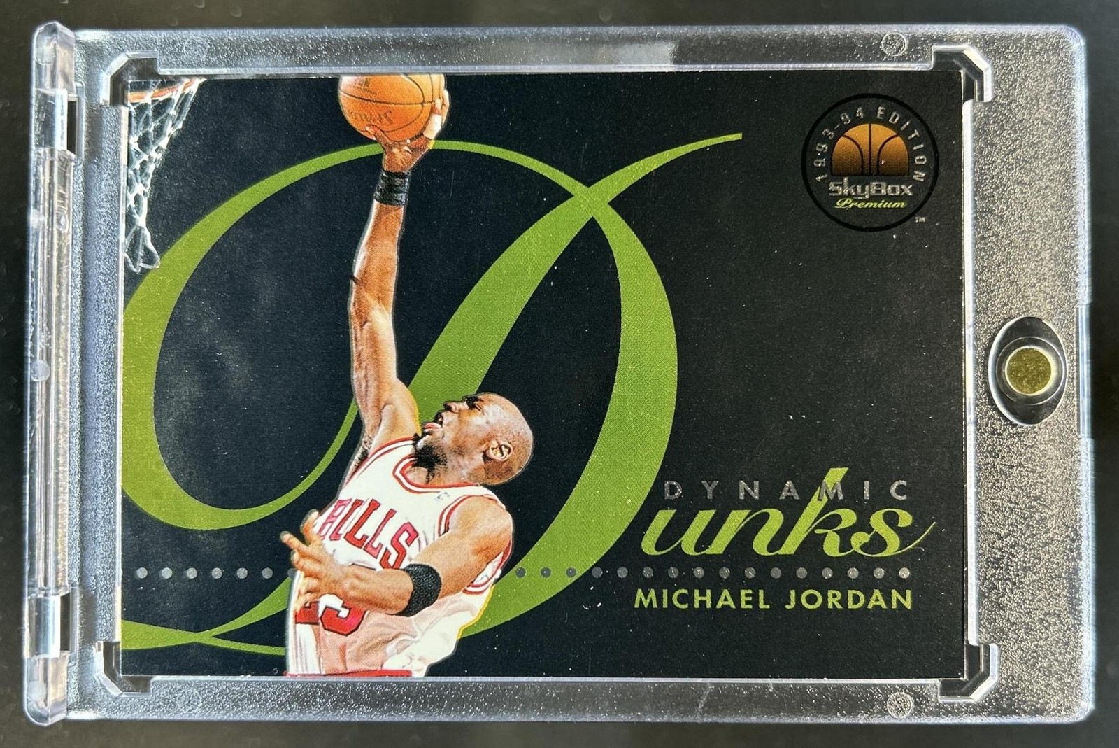1993-94 Skybox Premium Michael Jordan Dynamic Dunks #D4 Bulls
