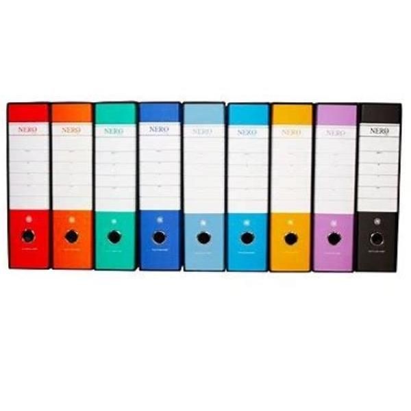 Brefiocart Nero/Blu Raccoglitore, & Raccoglitore Ad Anelli (80 Mm, 12 Pz.) - Immagine 2