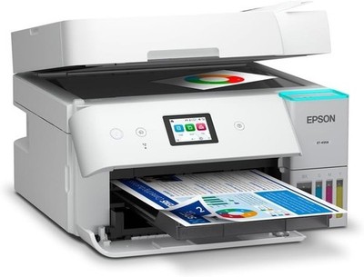 Epson EcoTank ET-4850 Color Inkjet All-In-One Printer - White
