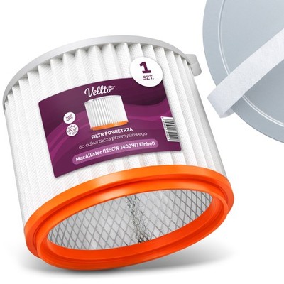 Filter kompatibel mit Staubsauger MacAllister 1250W 1400W Einhell AS Graphite