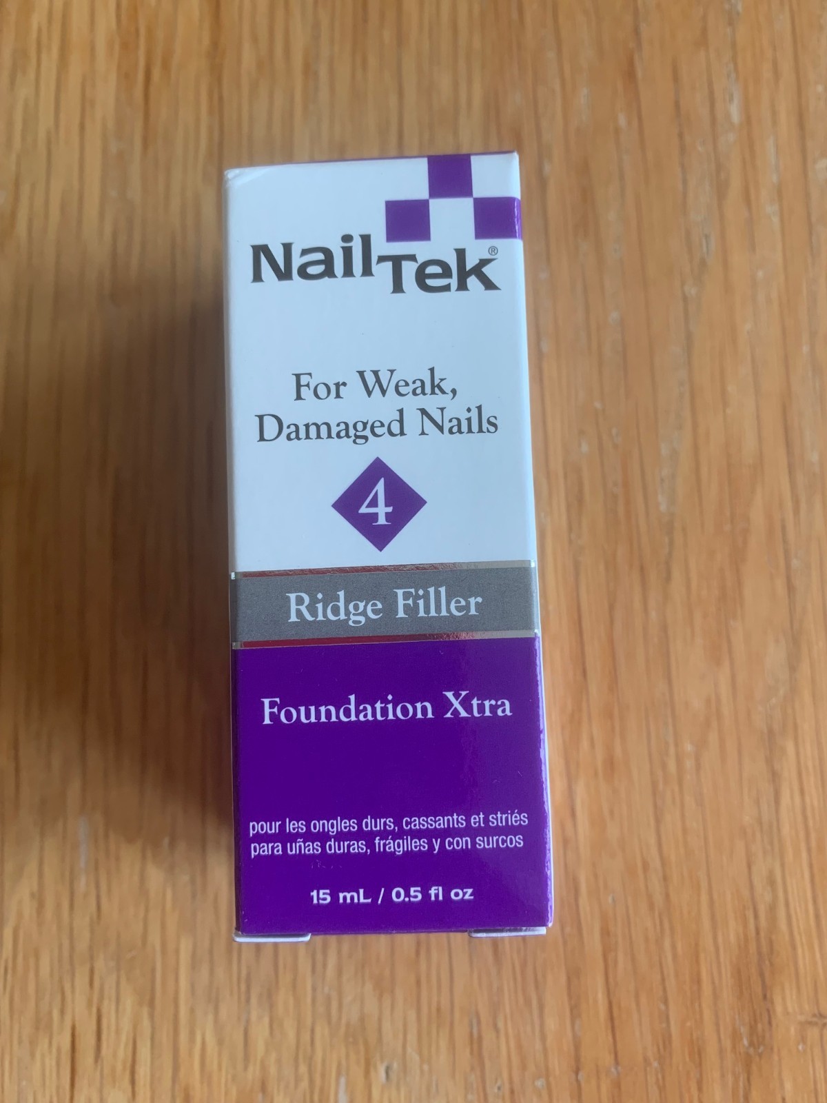 Brand New & Genuine Nail Tek 4 Ridge Filler BASE Coat 15ml- Weak ,Damaged Nails
