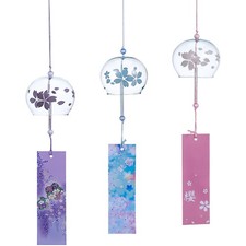 3 Pcs Wind Chimes Japanese Traditional Housewarming Garden Hanging Ornaments