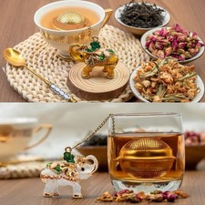 Luxury Elephant & Tea Infuser Gift Set - Exquisite Packaging, Perfect Gift