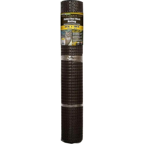 7 ft. x 100 ft. Black Plastic Deer Block Netting - Bild 1 von 8