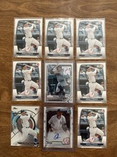 2020 Bowman Chrome - Prospect Autographs Oswald Peraza #CPA-OP (AU, RC)+ALL9