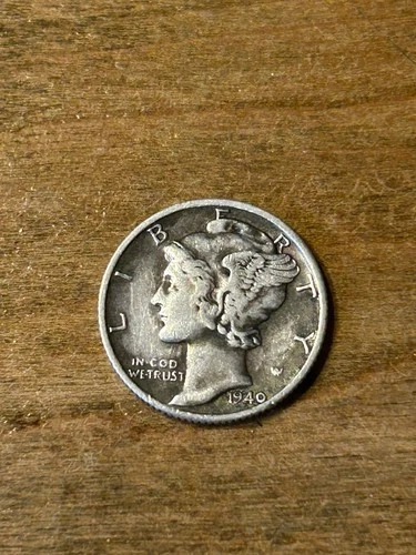 1940D Mercury Dime XF+