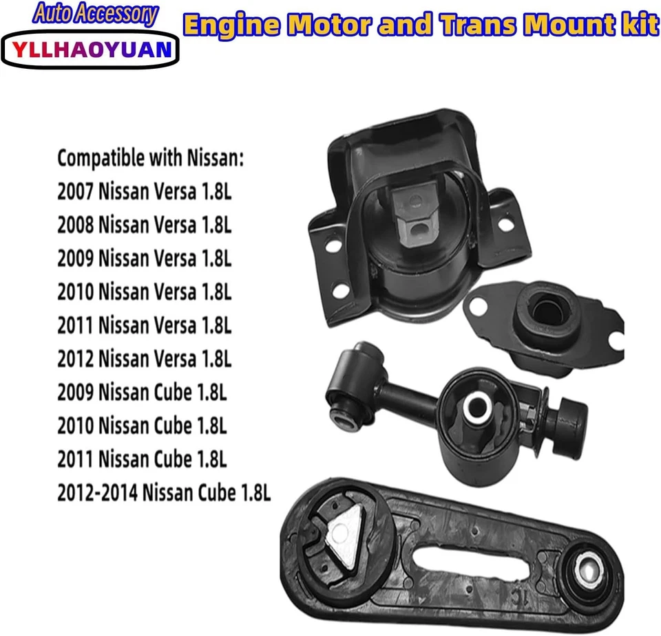 Kit Montaje Motor Compatible con Nissan Versa 1.8L 2007 2008 2009 2010 201 Foto 4 de 4