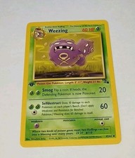 1st Edition WEEZING - Fossil 45/62 Vintage Unplayed NM 🌟 Super Clean 1999 Arita on eBay