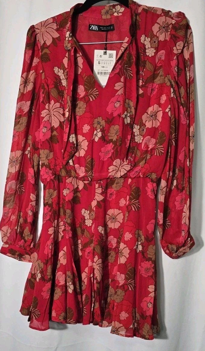 Zara Red Dresses for Women for sale | eBay