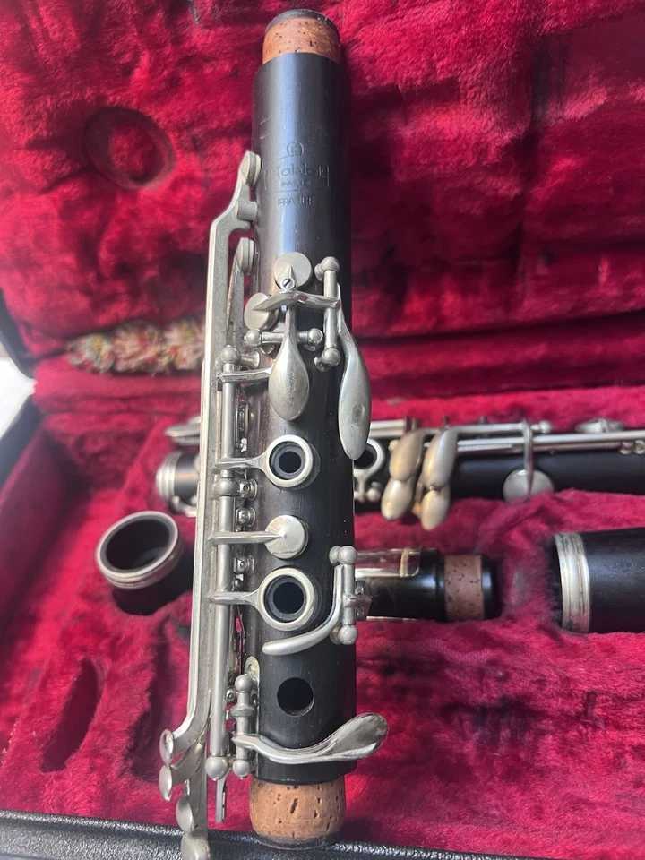 Clarinete Bb de madera modelo 40 vintage Noblet Paris (Leblanc Francia) - años 60 con estuche Foto 3 de 4
