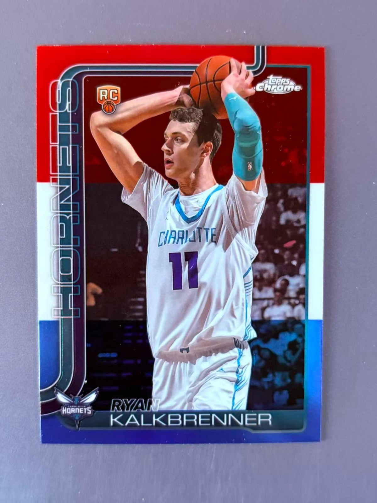 Ryan Kalkbrenner 2025-26 Topps Chrome Red White Blue RC #284